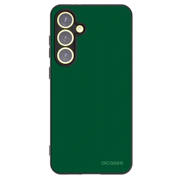 Picasee Samsung Galaxy S24 FE S721B Hülle - Schwarzes Silikon - Green Gleam