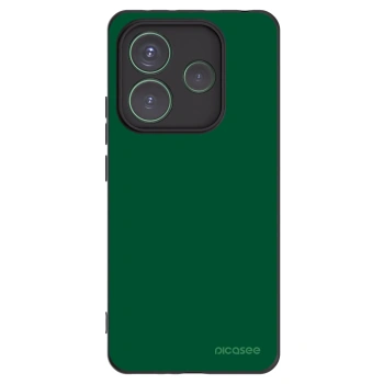 Picasee Xiaomi Redmi Note 14 5G Hülle - Schwarzes Silikon - Green Gleam