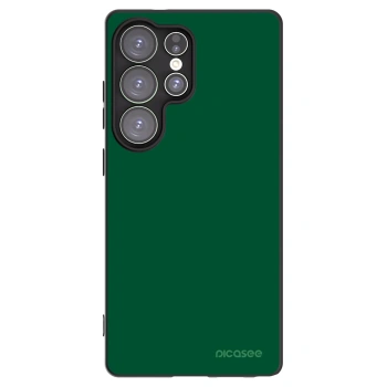 Picasee Samsung Galaxy S25 Ultra 5G Hülle - Schwarzes Silikon - Green Gleam
