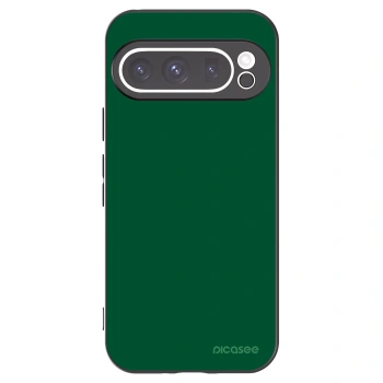 Picasee Google Pixel 9 Pro Hülle - Schwarzes Silikon - Green Gleam