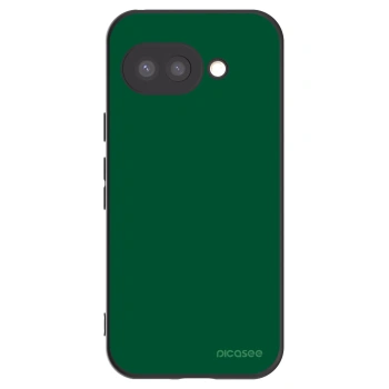 Picasee Google Pixel 9a Hülle - Schwarzes Silikon - Green Gleam