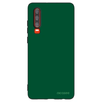 Picasee Huawei P30 Hülle - Schwarzes Silikon - Green Gleam