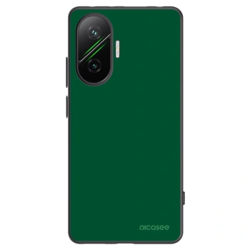 Picasee Xiaomi Poco F7 Pro 5G Hülle - Schwarzes Silikon - Green Gleam