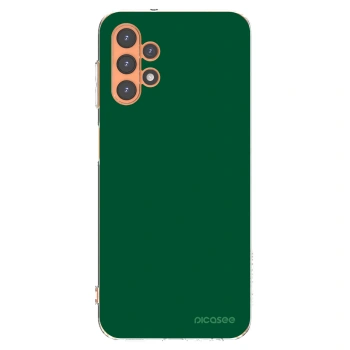 Picasee Samsung Galaxy A13 5G Hülle - Transparentes Silikon - Green Gleam