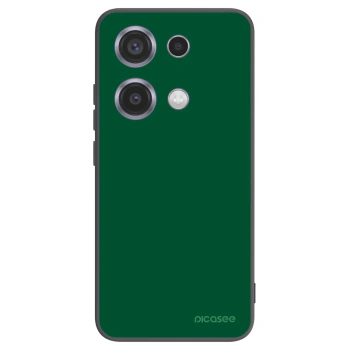 Picasee Xiaomi Redmi Note 14S Hülle - Schwarzes Silikon - Green Gleam