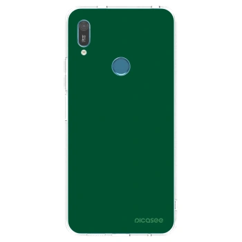 Picasee Huawei Y6 2019 Hülle - Transparentes Silikon - Green Gleam