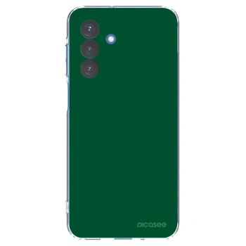 Picasee Samsung Galaxy A17 5G Hülle - Transparentes Silikon - Green Gleam
