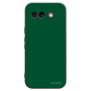Picasee Google Pixel 10a Hülle - Schwarzes Silikon - Green Gleam