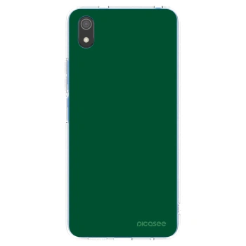 Picasee Xiaomi Redmi 7A Hülle - Transparentes Silikon - Green Gleam
