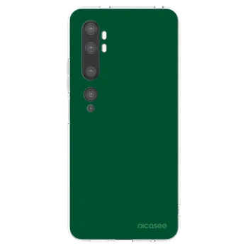 Picasee Xiaomi Mi Note 10 (Pro) Hülle - Transparentes Silikon - Green Gleam