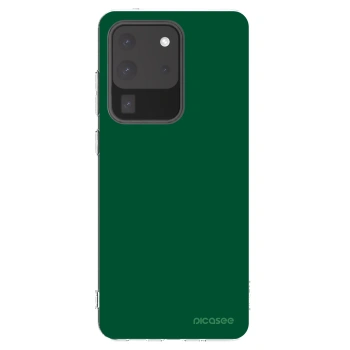 Picasee Samsung Galaxy S20 Ultra 5G G988F Hülle - Transparentes Silikon - Green Gleam