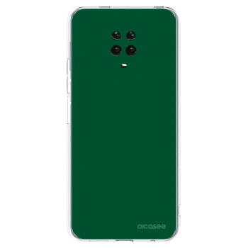 Picasee Xiaomi Redmi Note 9S Hülle - Transparentes Silikon - Green Gleam