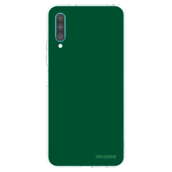 Picasee Samsung Galaxy A30s A307F Hülle - Transparentes Silikon - Green Gleam