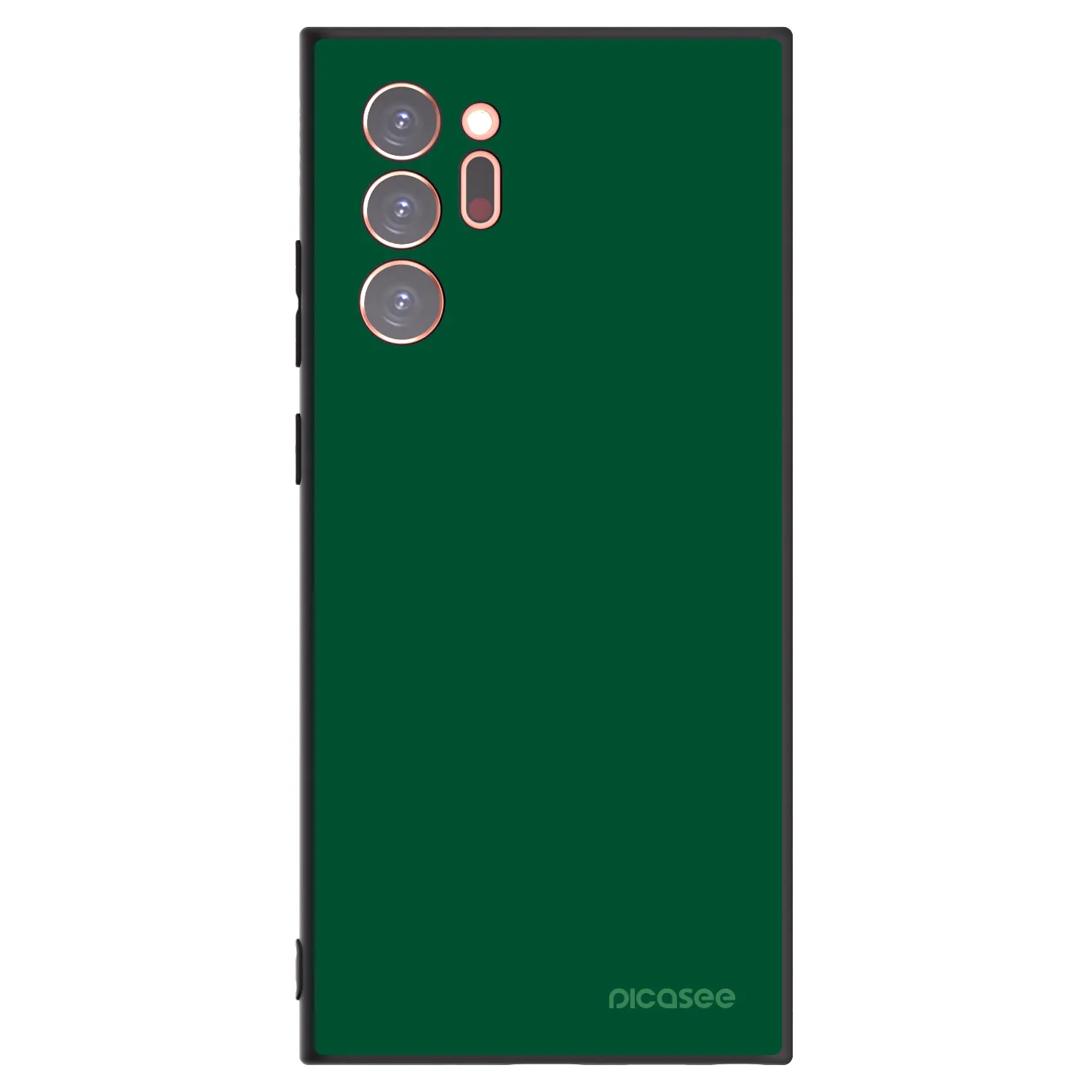 Picasee Samsung Galaxy Note 20 Ultra Hülle - Schwarzes Silikon - Green Gleam