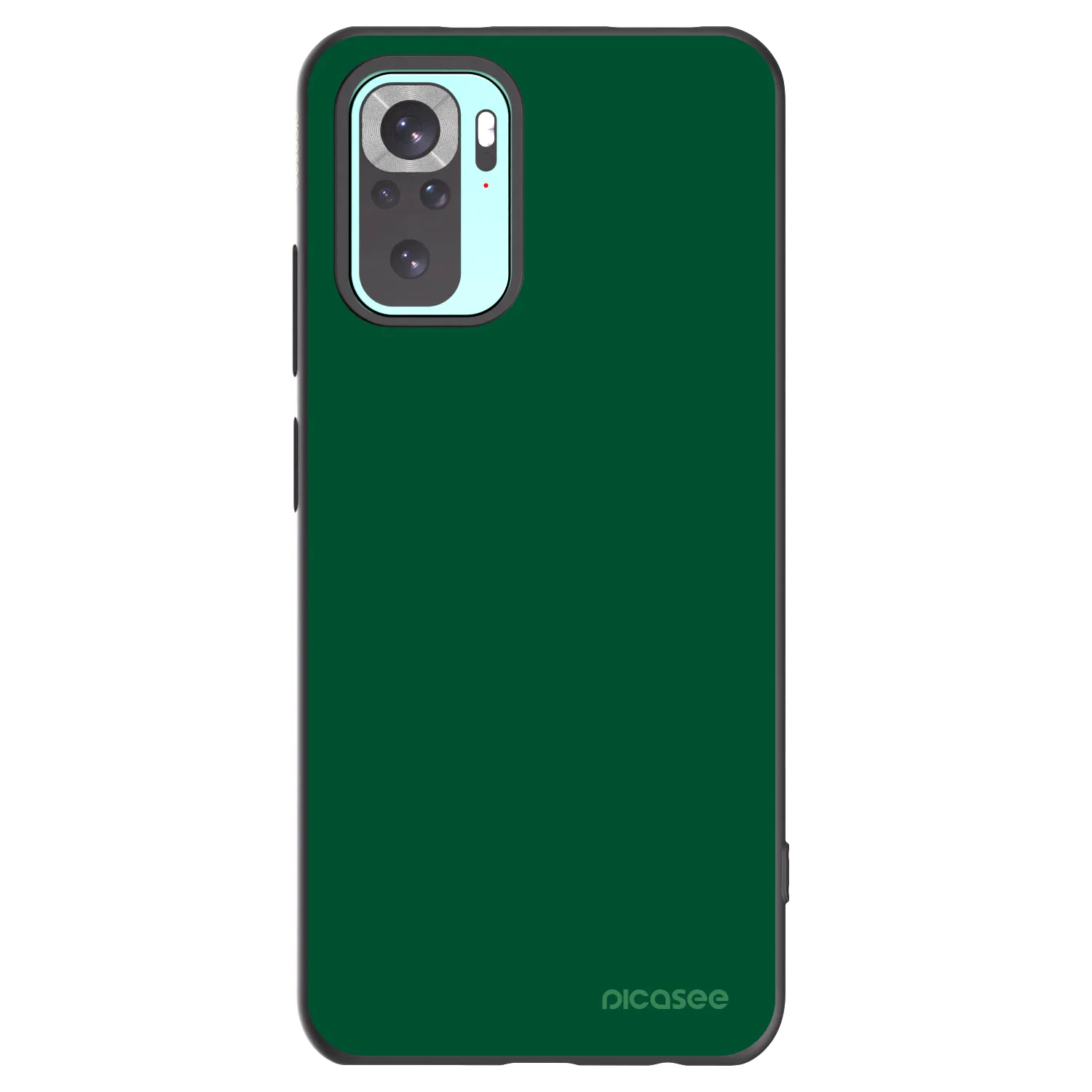Picasee Xiaomi Redmi Note 10 Pro Hülle - Schwarzes Silikon - Green Gleam