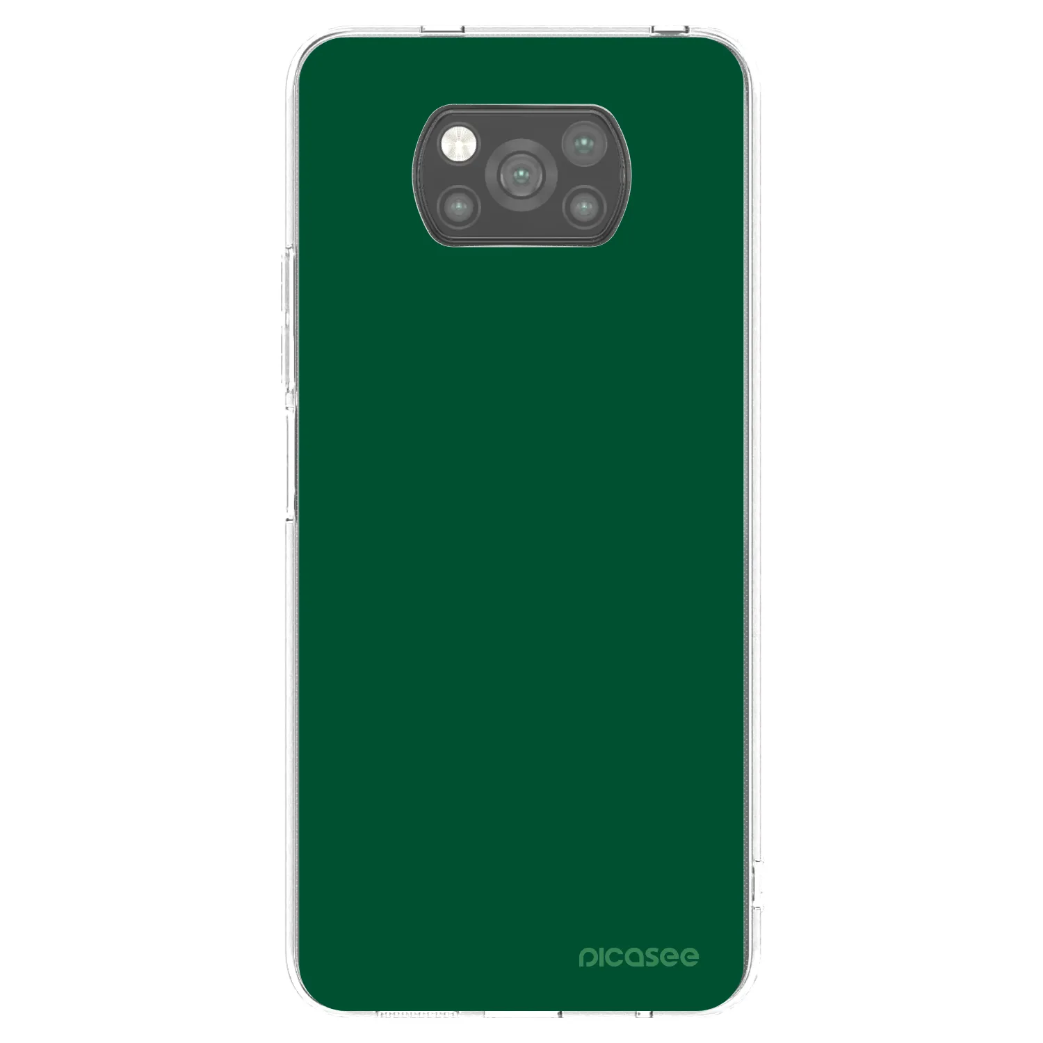 Picasee Xiaomi Poco X3 Pro Hülle - Schwarzes Silikon - Green Gleam