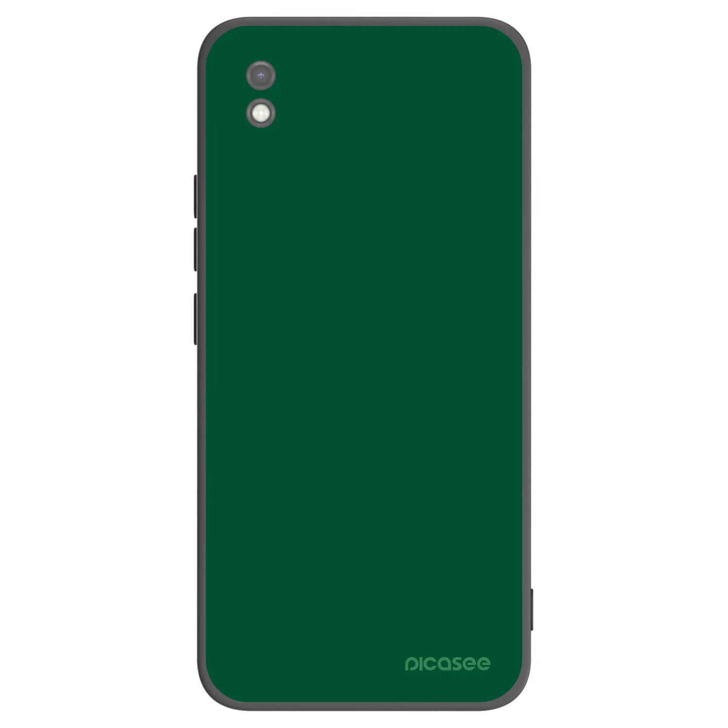 Picasee Xiaomi Redmi 9AT Hülle - Schwarzes Silikon - Green Gleam