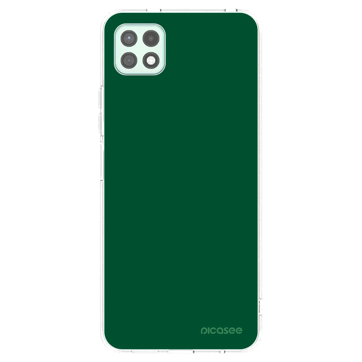 Picasee Samsung Galaxy A22 A226B 5G Hülle - Transparentes Silikon - Green Gleam