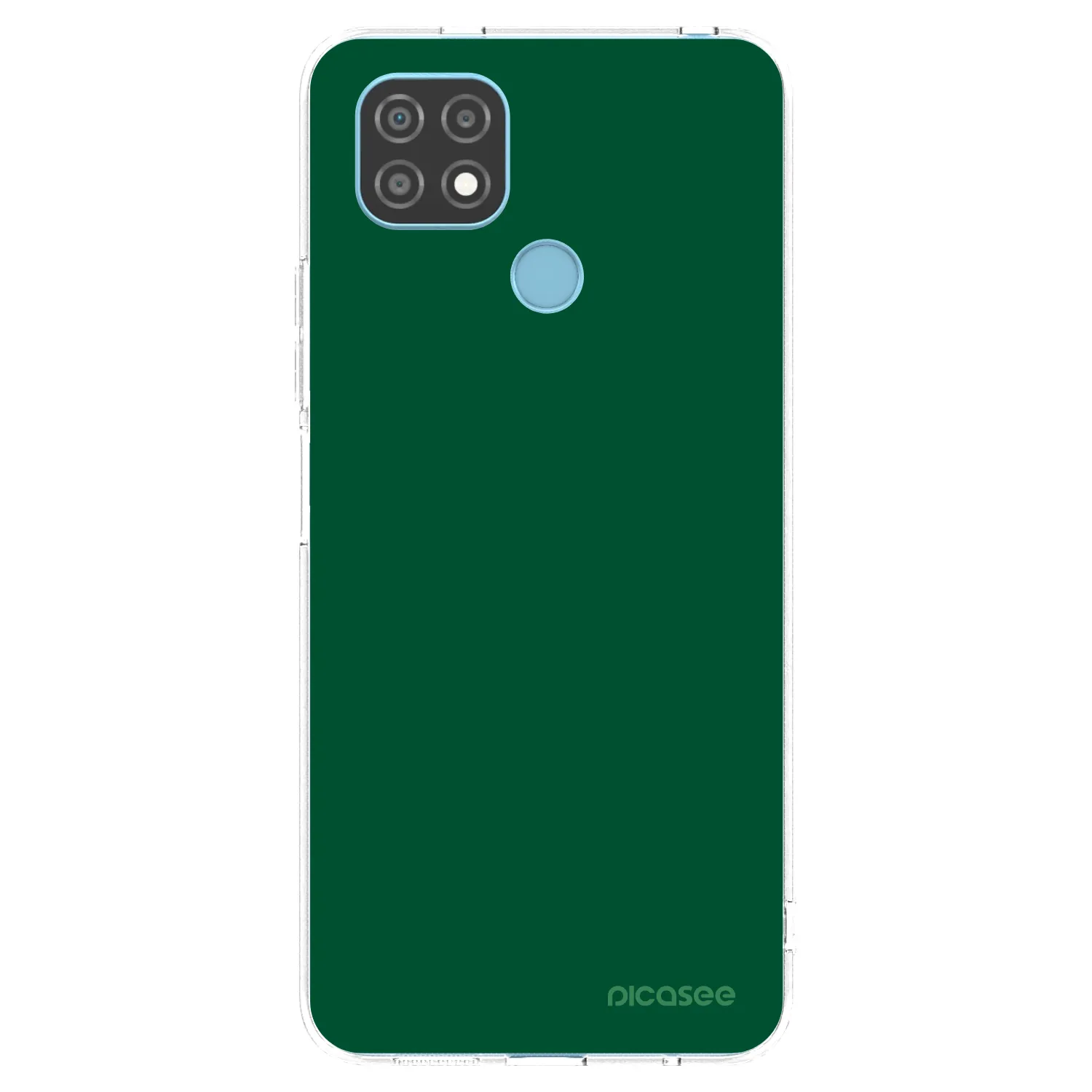 Picasee Realme C21 Hülle - Transparentes Silikon - Green Gleam