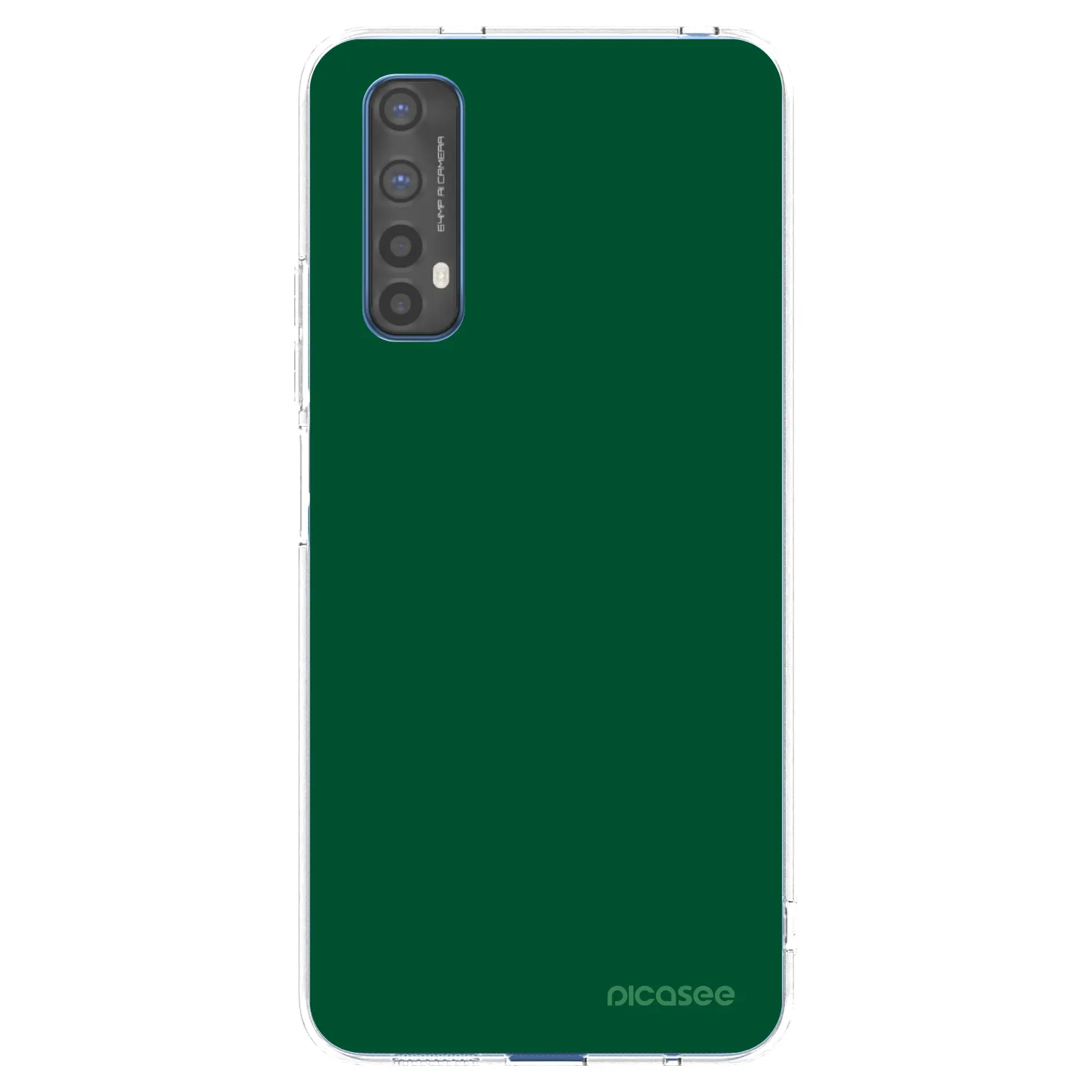 Picasee Realme 7 Hülle - Transparentes Silikon - Green Gleam