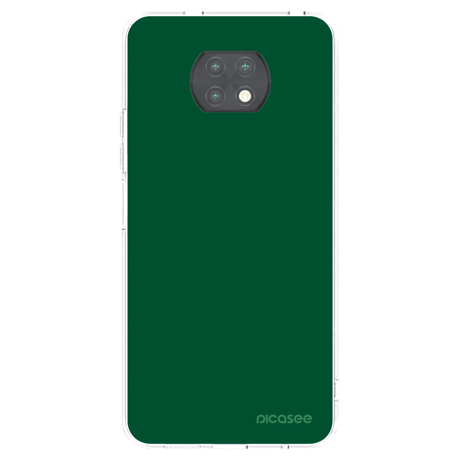 Picasee Xiaomi Redmi Note 9T Hülle - Transparentes Silikon - Green Gleam