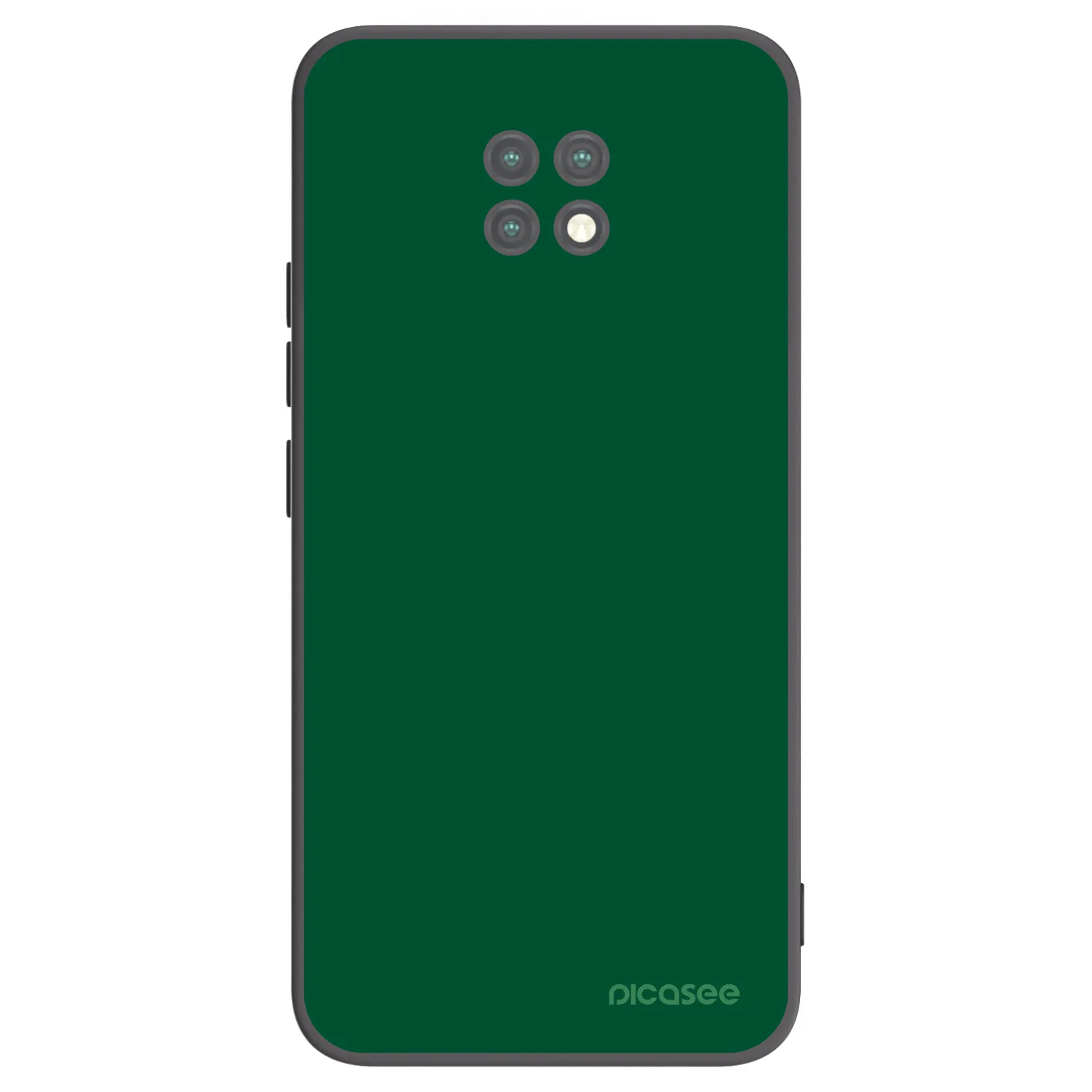 Picasee Xiaomi Redmi Note 9T Hülle - Schwarzes Silikon - Green Gleam