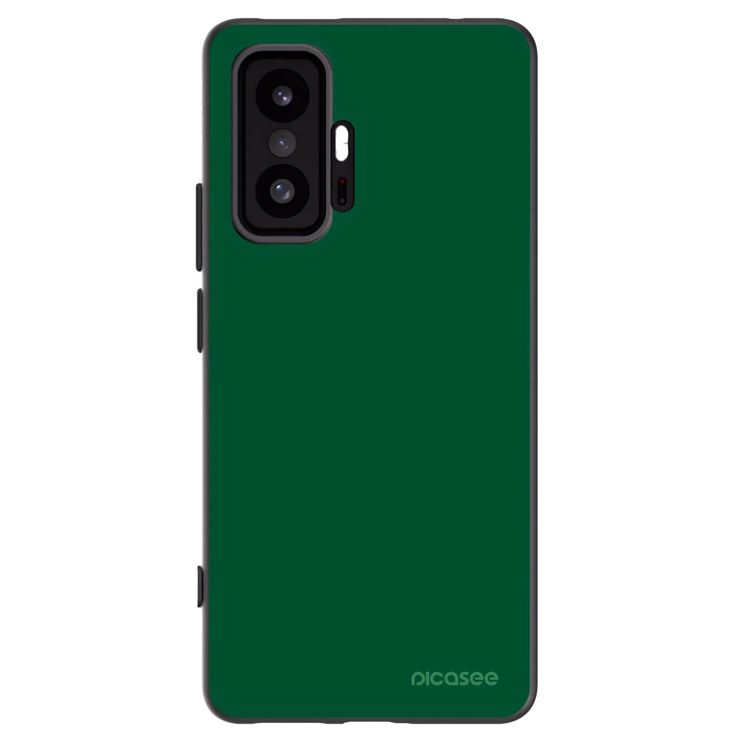 Picasee Xiaomi 11T Hülle - Schwarzes Silikon - Green Gleam