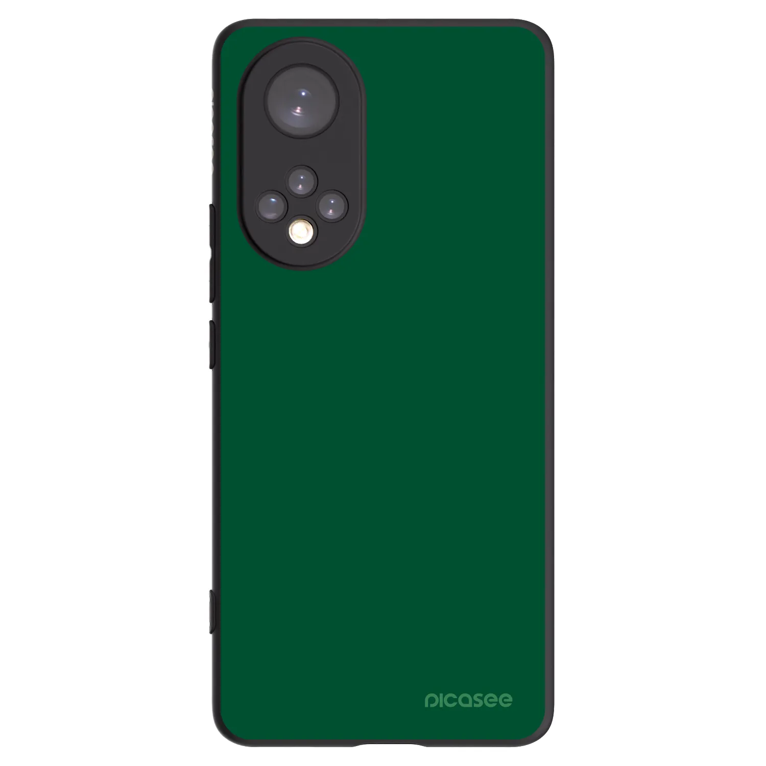 Picasee Honor 50 5G Hülle - Schwarzes Silikon - Green Gleam