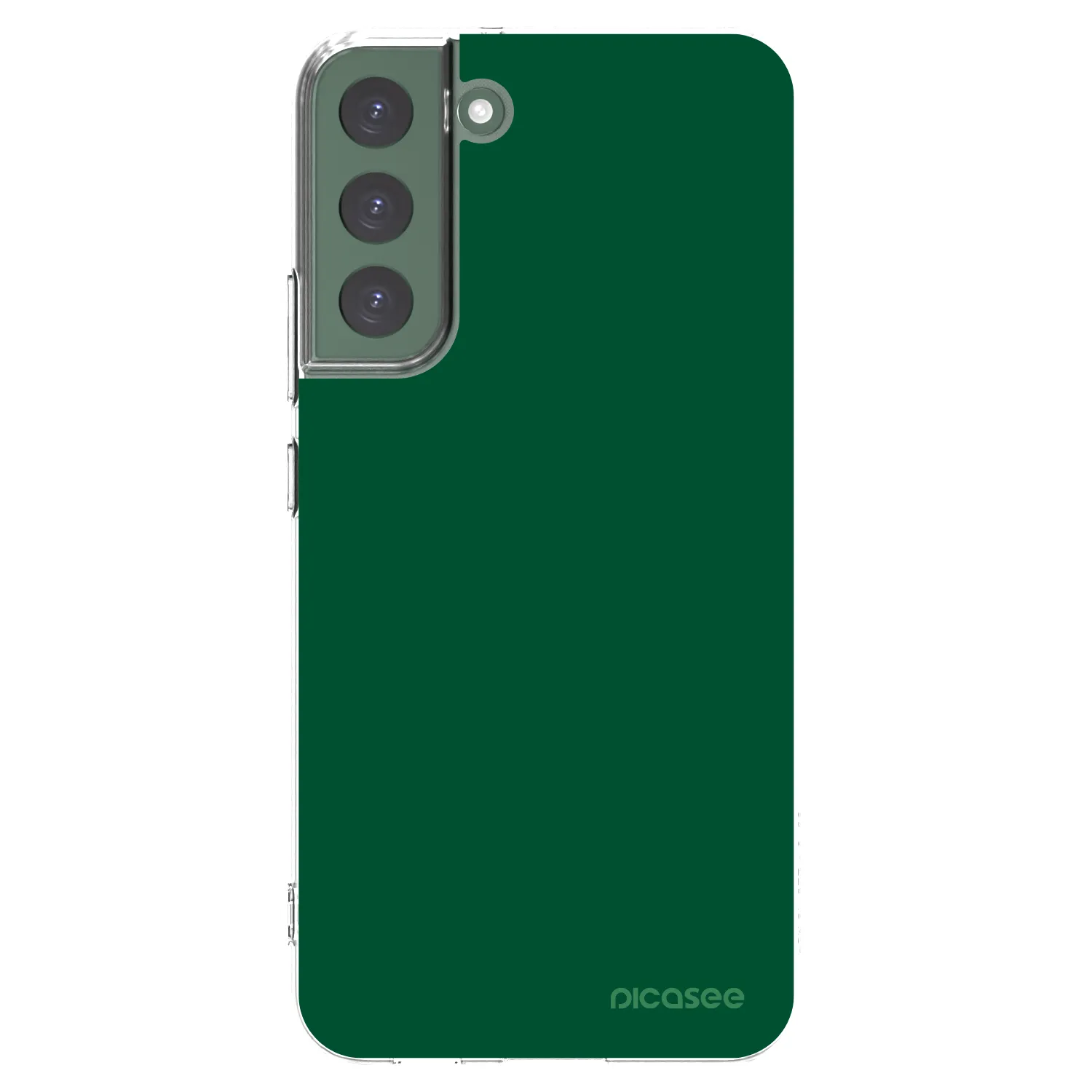Picasee Samsung Galaxy S22+ 5G Hülle - Transparentes Silikon - Green Gleam