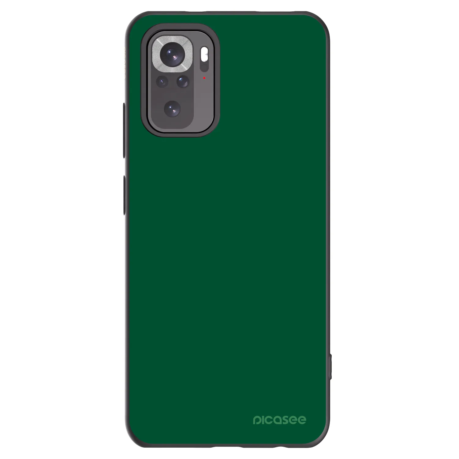 Picasee Xiaomi Redmi Note 11S 4G Hülle - Schwarzes Silikon - Green Gleam