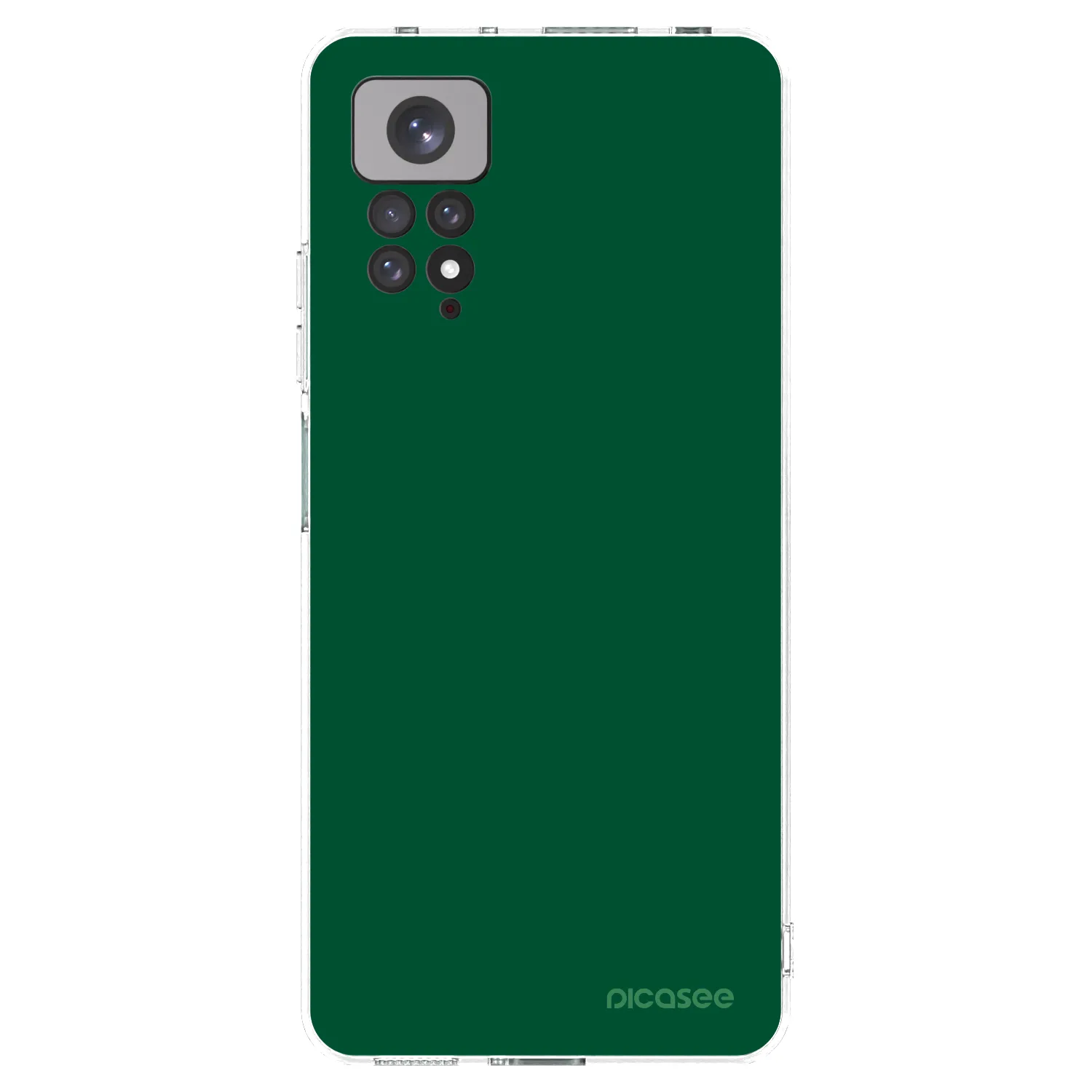 Picasee Xiaomi Redmi Note 11S 4G Hülle - Transparentes Silikon - Green Gleam