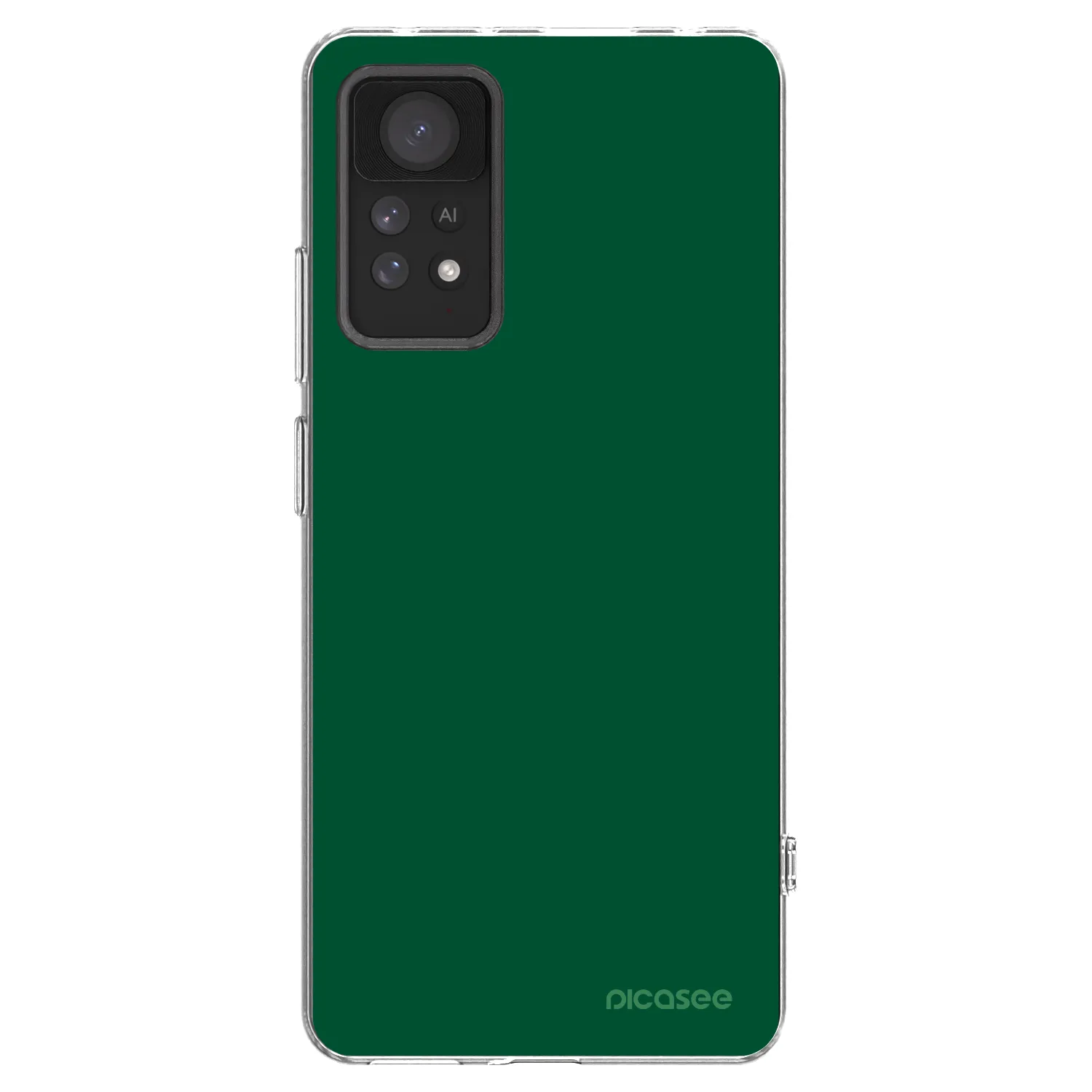 Picasee Xiaomi Redmi Note 11 Pro Hülle - Transparentes Silikon - Green Gleam