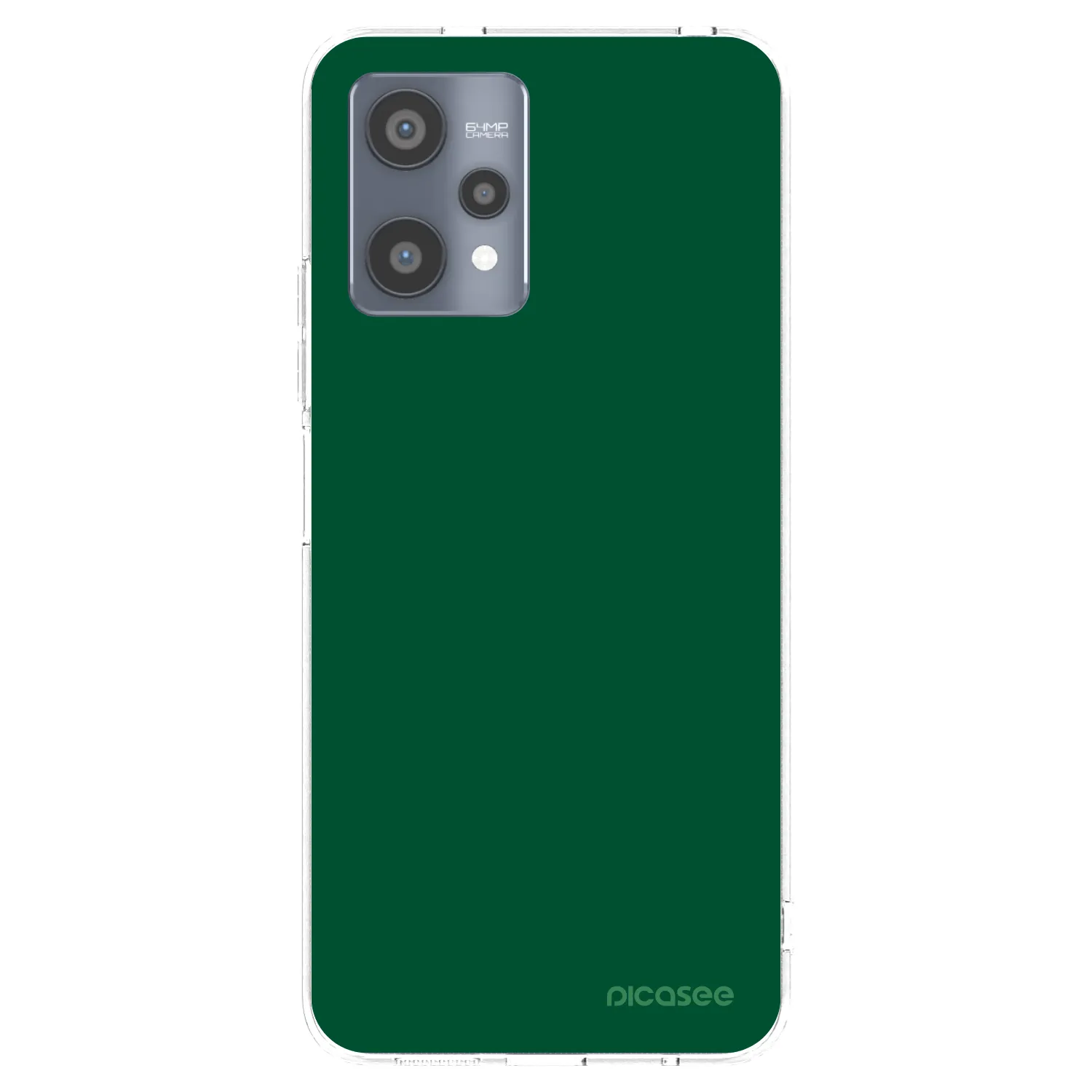 Picasee Realme 9 Pro 5G Hülle - Transparentes Silikon - Green Gleam