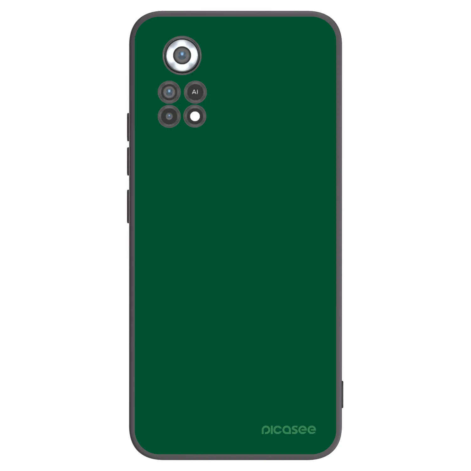 Picasee Xiaomi Poco X4 Pro 5G Hülle - Schwarzes Silikon - Green Gleam