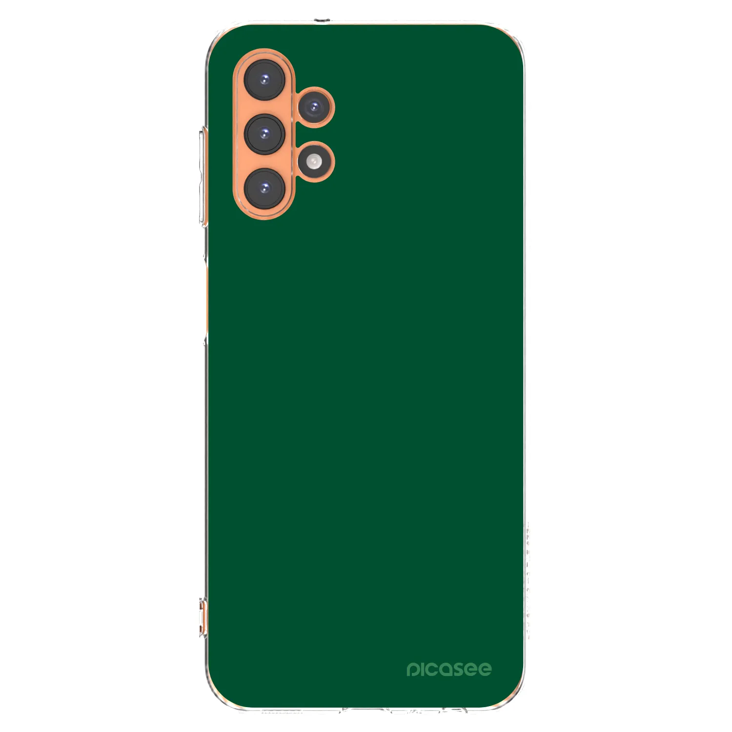 Picasee Samsung Galaxy A13 4G A135 Hülle - Transparentes Silikon - Green Gleam