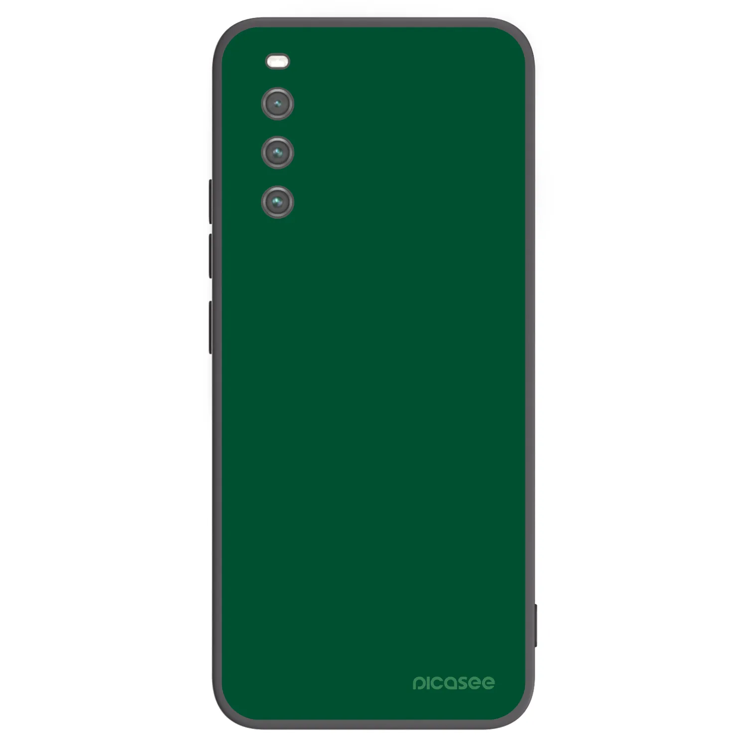 Picasee Sony Xperia 10 IV 5G Hülle - Schwarzes Silikon - Green Gleam