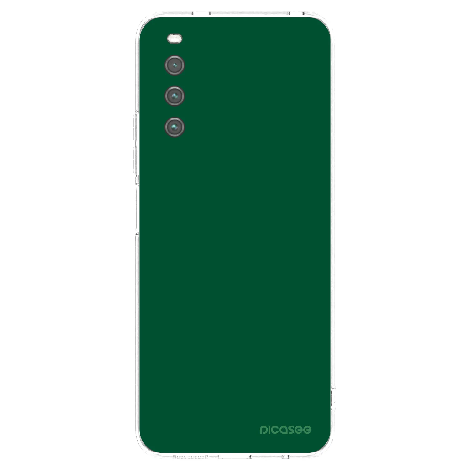 Picasee Sony Xperia 10 IV 5G Hülle - Transparentes Silikon - Green Gleam
