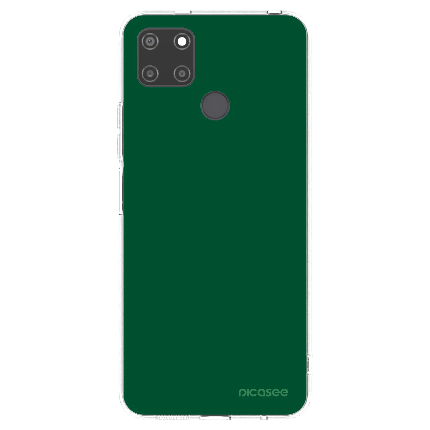 Picasee Realme C21Y Hülle - Transparentes Silikon - Green Gleam