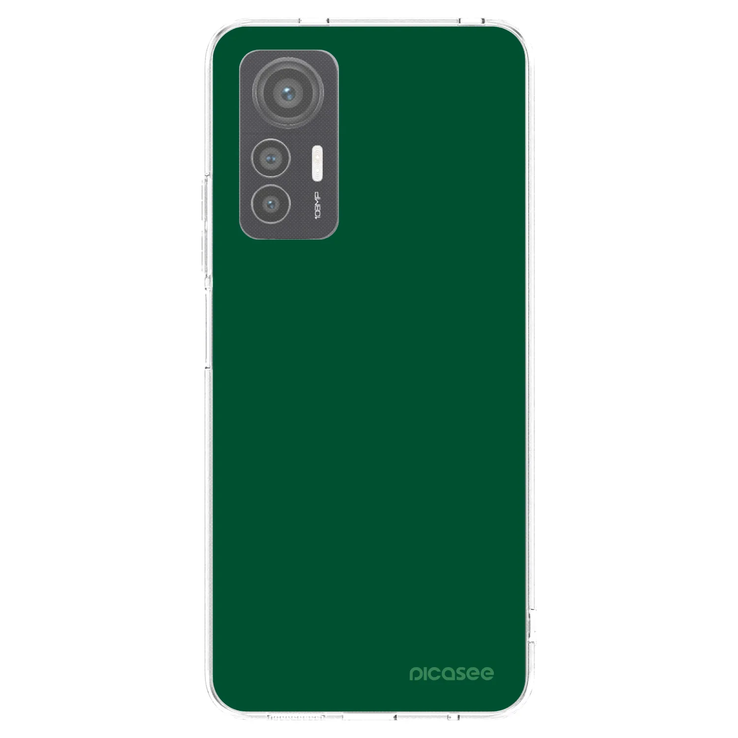 Picasee Xiaomi 12 Lite Hülle - Transparentes Silikon - Green Gleam