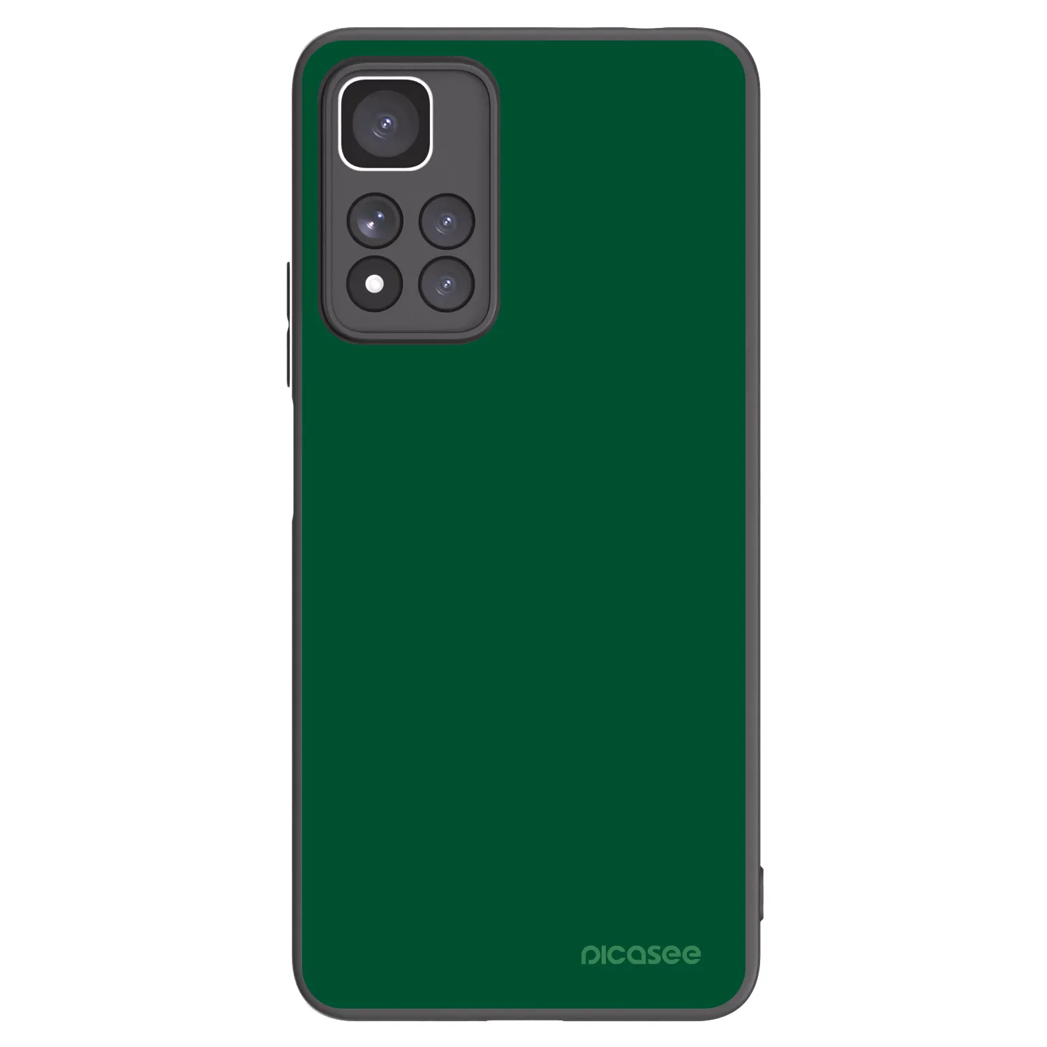 Picasee Xiaomi Redmi Note 11 Pro+ 5G Hülle - Schwarzes Silikon - Green Gleam