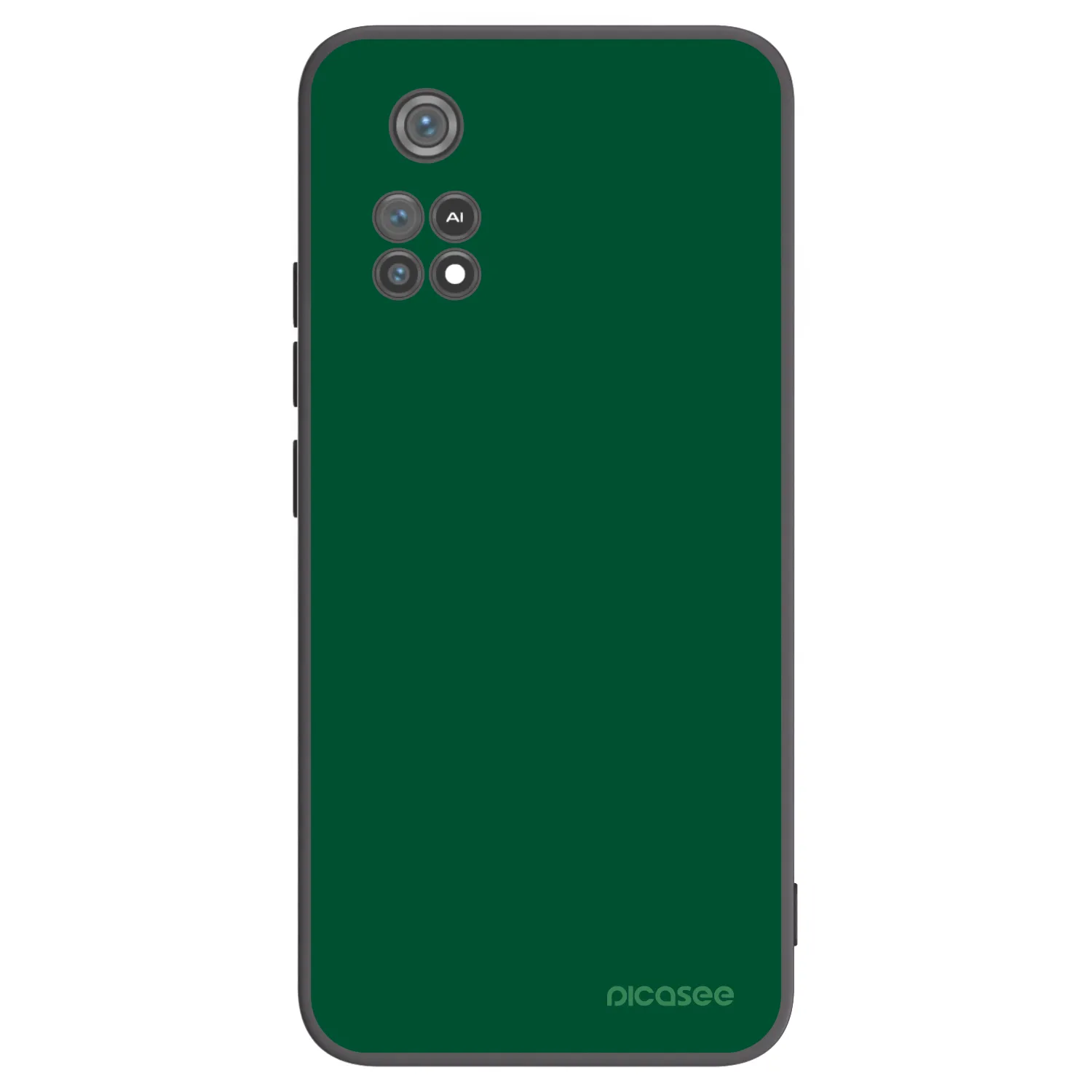 Picasee Xiaomi Poco M4 Pro Hülle - Schwarzes Silikon - Green Gleam