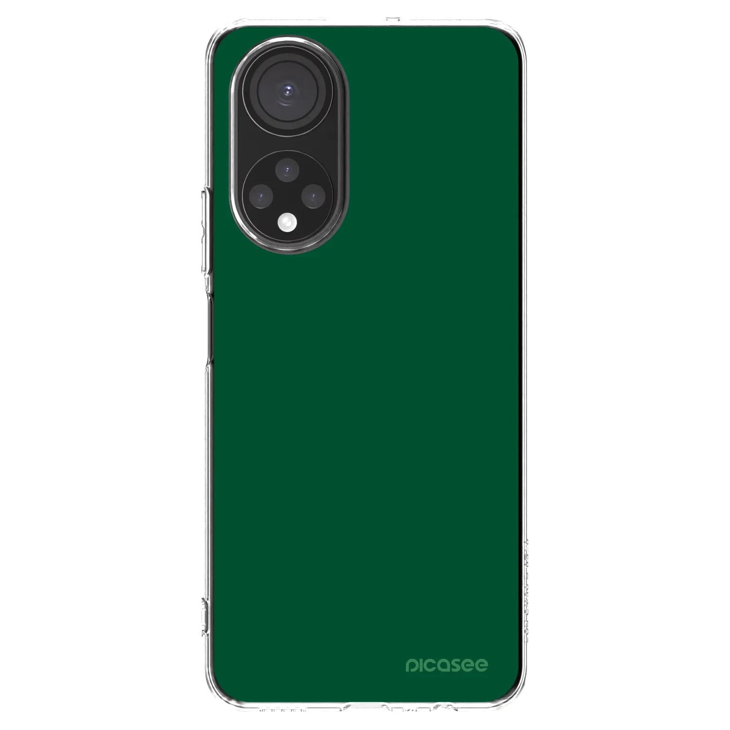 Picasee Honor X7 Hülle - Transparentes Silikon - Green Gleam