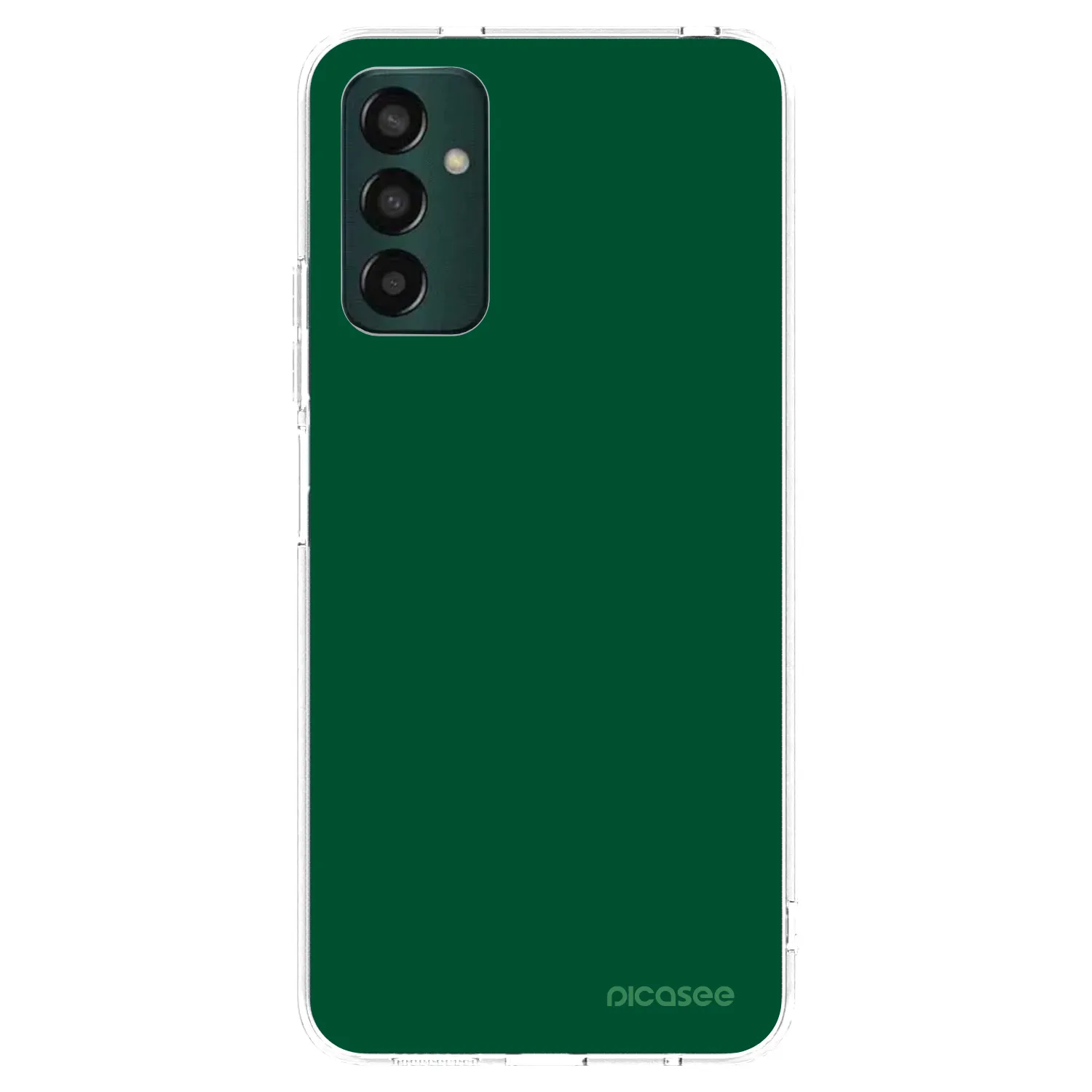 Picasee Samsung Galaxy M23 5G Hülle - Transparentes Silikon - Green Gleam