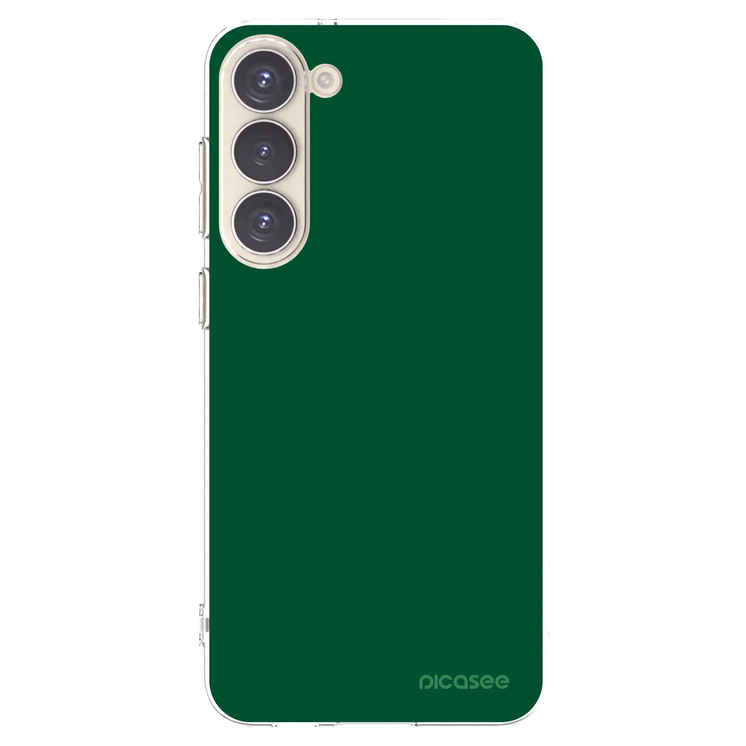 Picasee Samsung Galaxy S23+ 5G Hülle - Transparentes Silikon - Green Gleam