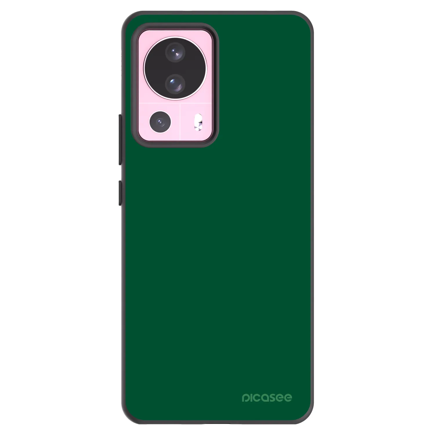 Picasee Xiaomi 13 Lite Hülle - Schwarzes Silikon - Green Gleam