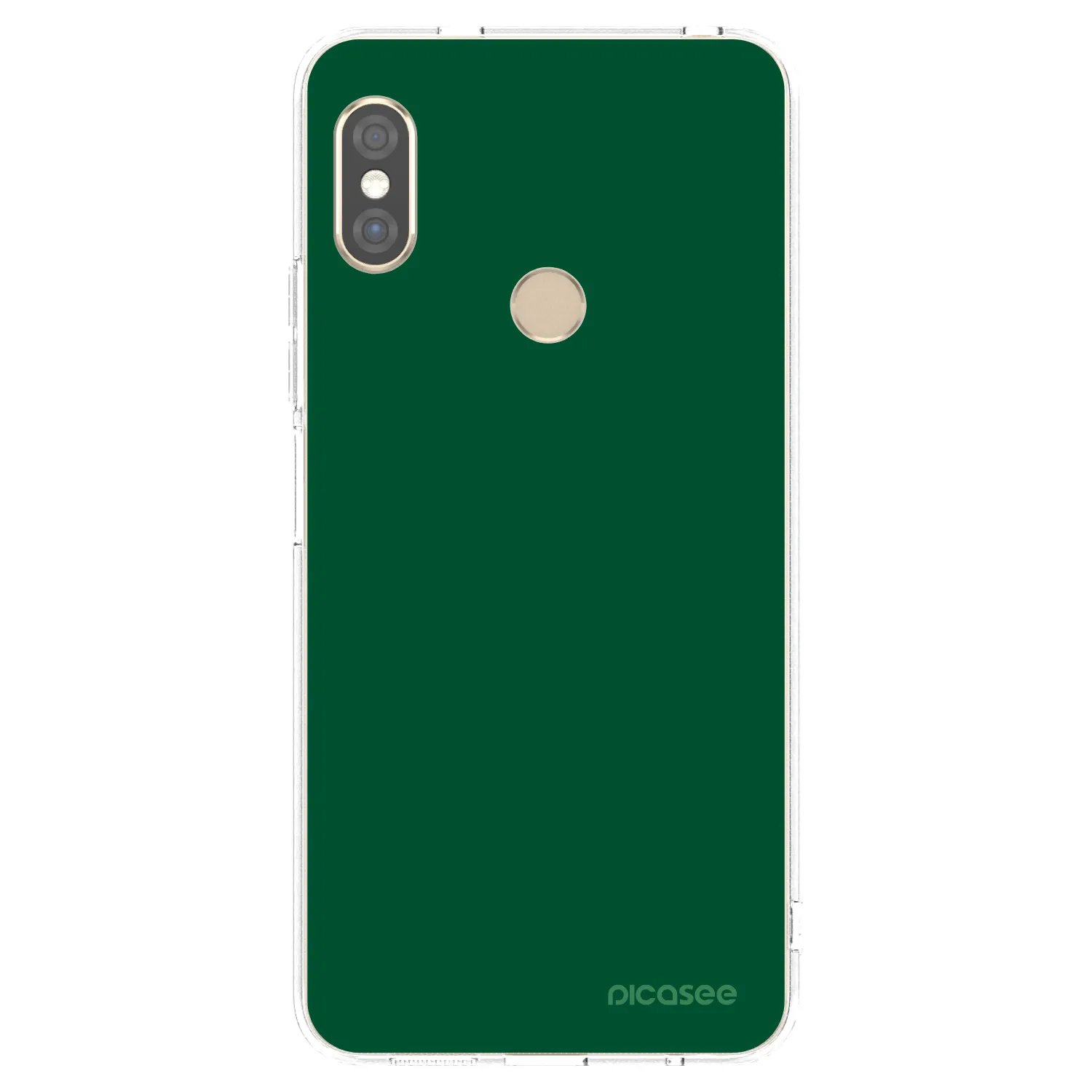Picasee Xiaomi Redmi Note 5 Global Hülle - Transparentes Silikon - Green Gleam