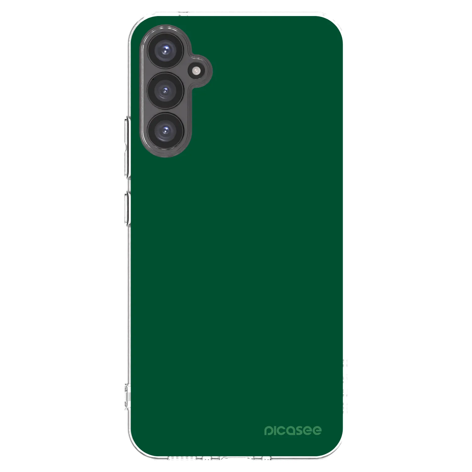 Picasee Samsung Galaxy A34 5G A346B Hülle - Transparentes Silikon - Green Gleam