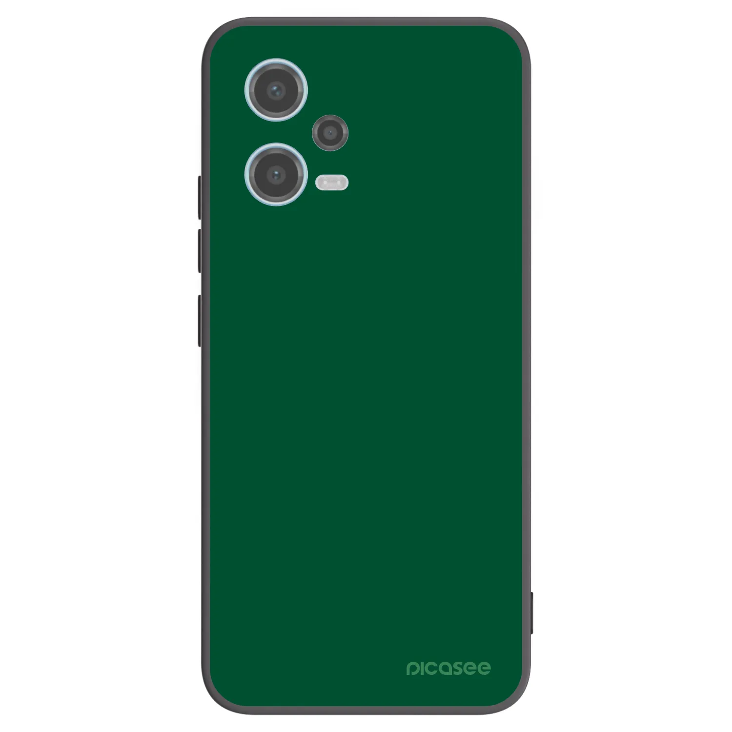 Picasee Xiaomi Redmi Note 12 5G Hülle - Schwarzes Silikon - Green Gleam