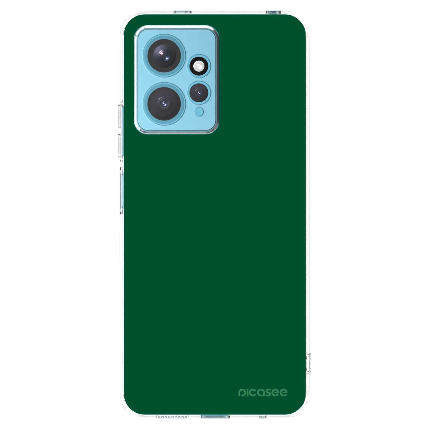 Picasee Xiaomi Redmi Note 12 4G Hülle - Transparentes Silikon - Green Gleam
