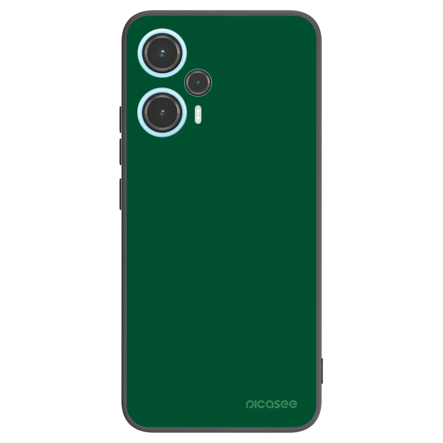 Picasee Xiaomi Poco F5 Hülle - Schwarzes Silikon - Green Gleam